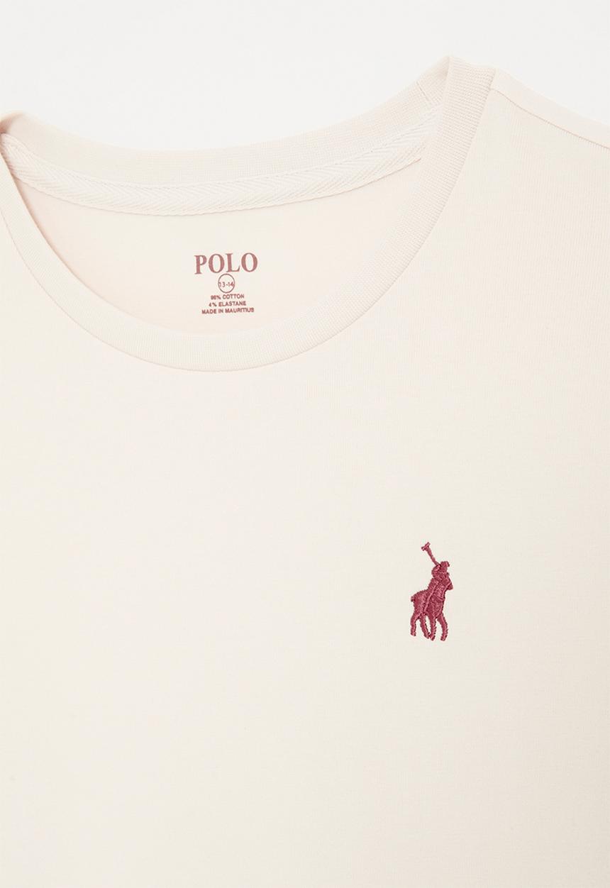 POLO - KELLY SS TEE - MARSHMALLOW