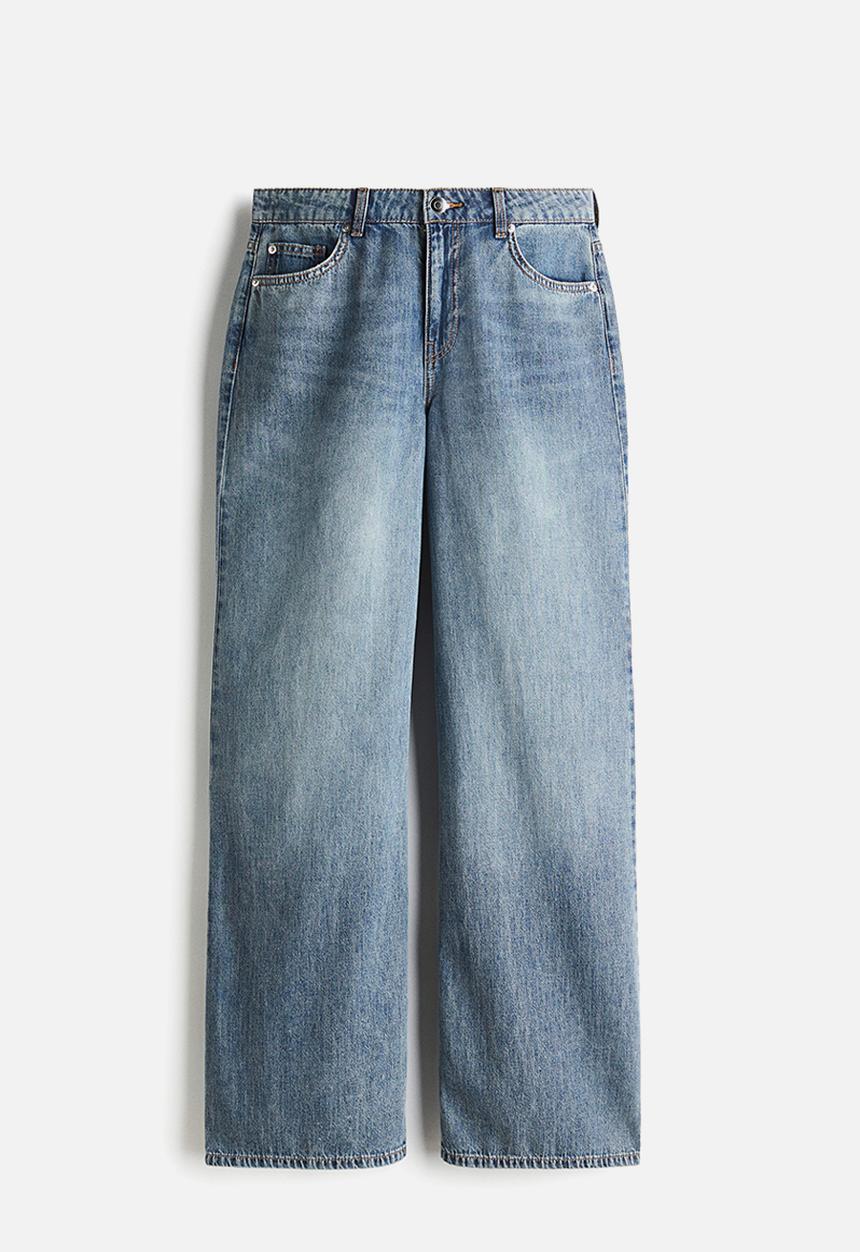 H&M - Wide regular jeans - denim blue