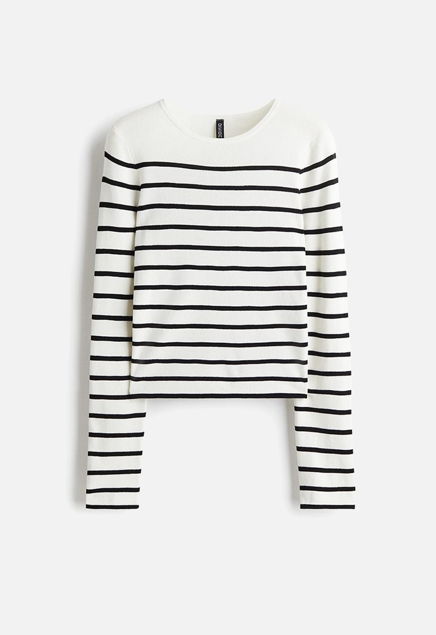 H&M - Long-sleeved jumper - white striped