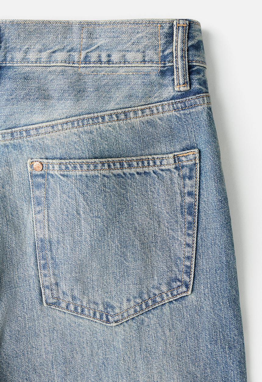 H&M - Loose straight jeans - denim blue