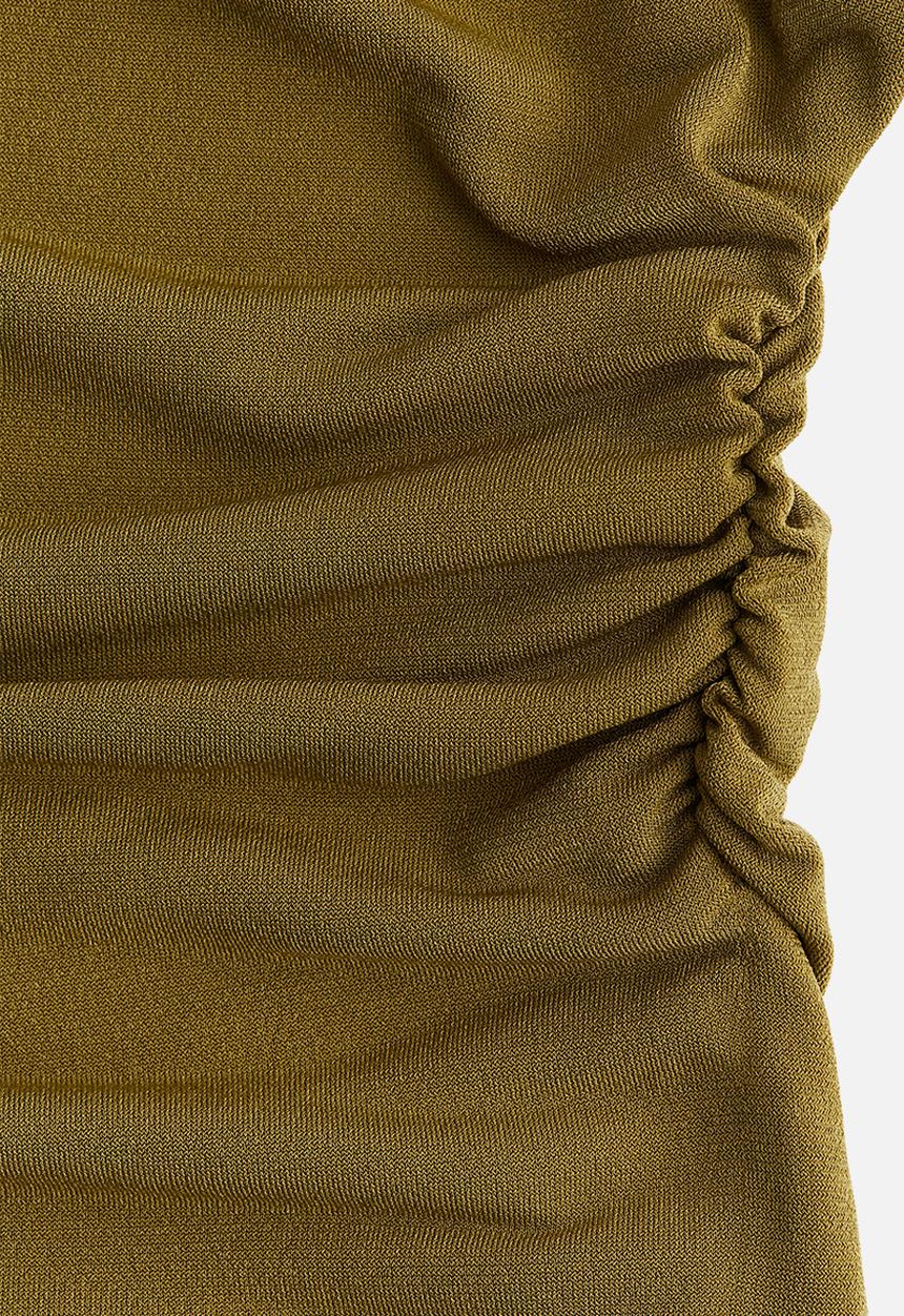 H&M - Draped top - olive green