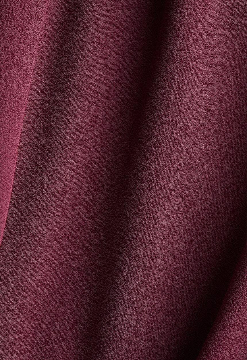 H&M - Bubble-hem blouse - dark pink