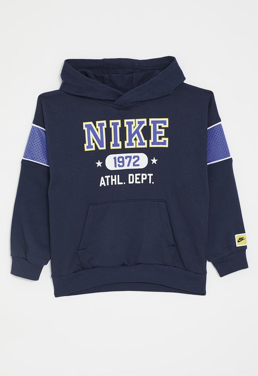 Nike - Nike pe french terry pullover hoodie - midnight navy