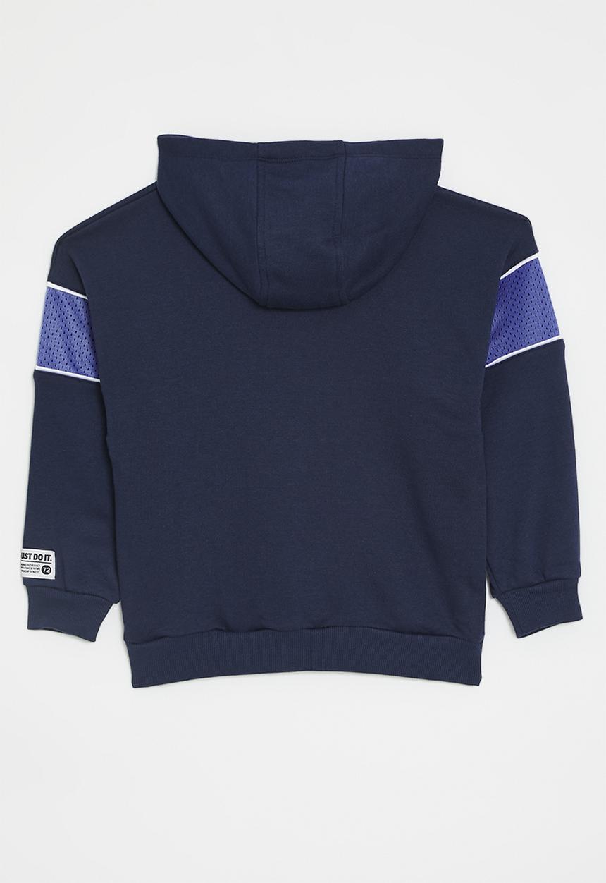 Nike - Nike pe french terry pullover hoodie - midnight navy