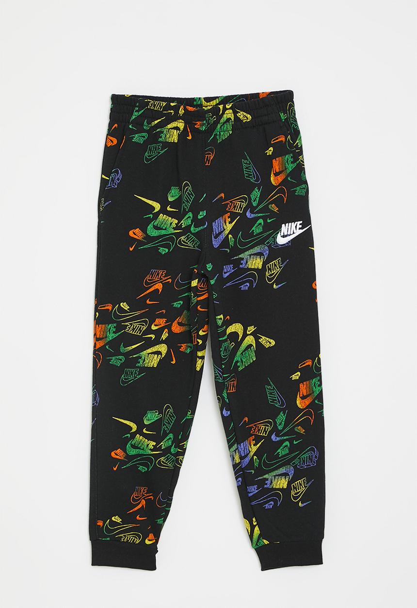 Nike - Nike all-over print reveal joggers - black