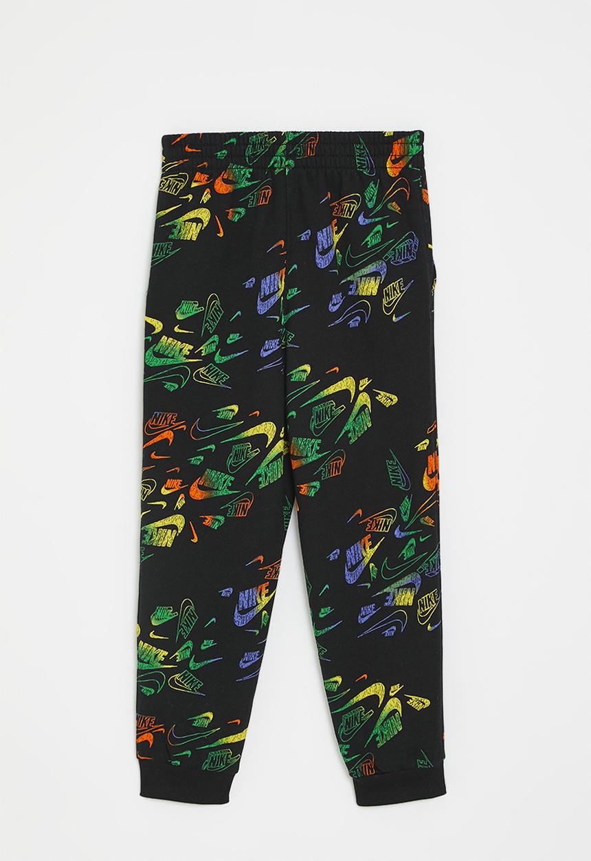 Nike - Nike all-over print reveal joggers - black