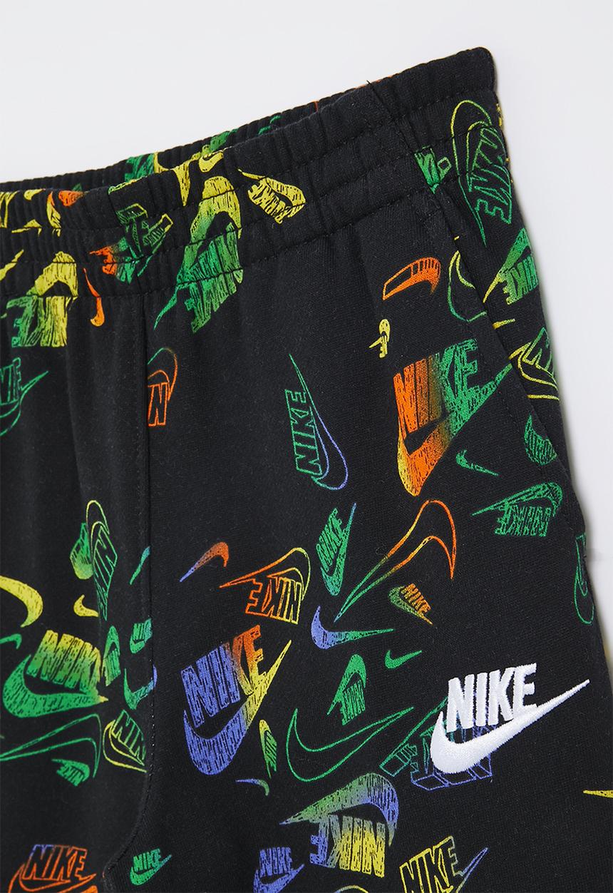 Nike - Nike all-over print reveal joggers - black