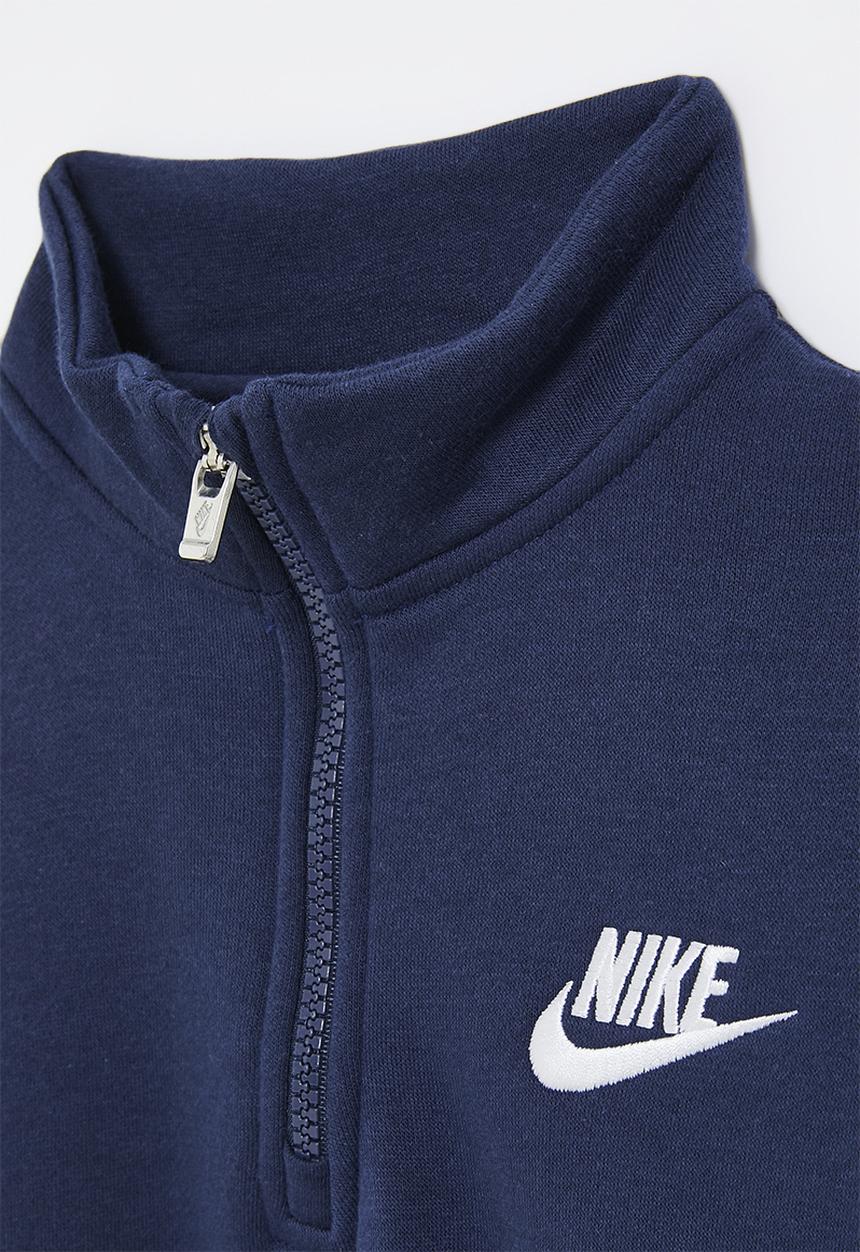 Nike - Nike 1/4 zip long sleeve top - midnight navy