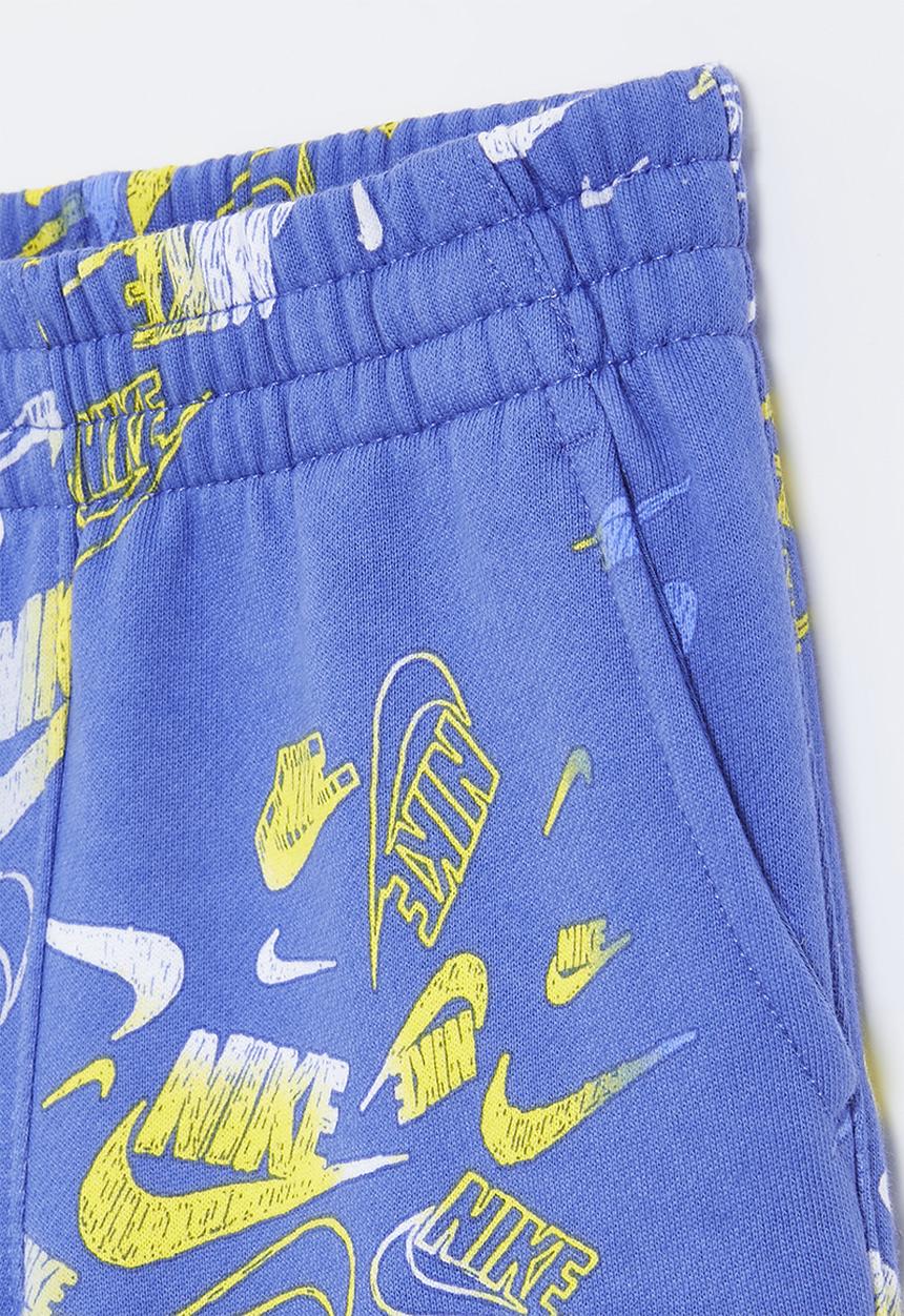 Nike - Nike all-over print reveal joggers - comet blue