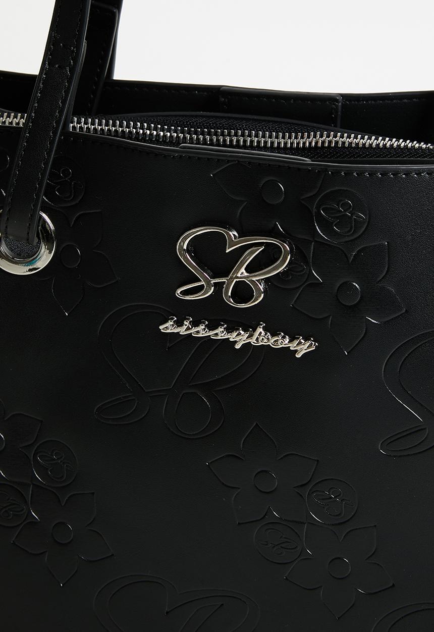 SISSY BOY - Hayley Debossed Print - Black