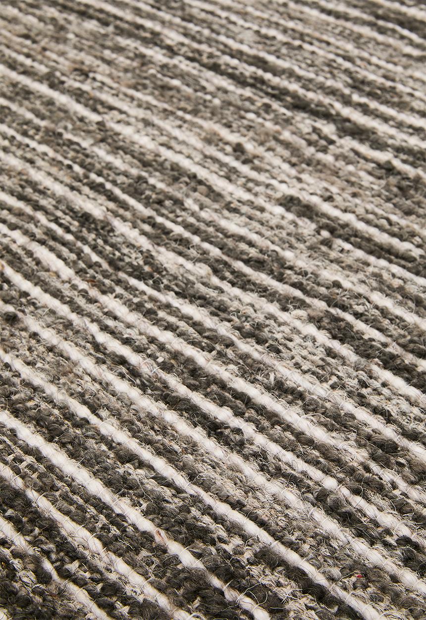 Sixth Floor - Orren Handwoven Pet Poly Rug - Brown & Charcoal