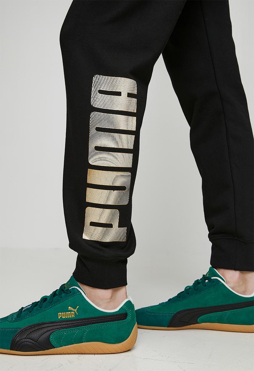 PUMA - Ess Logo Lab Metallic Sweatpants Tr Cl W - Puma Black
