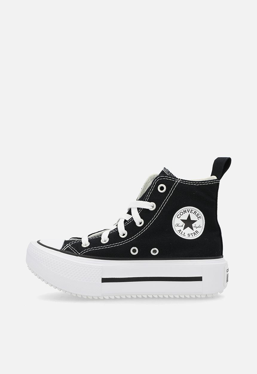 Converse - Chuck Taylor All Star Lift Double Stack - Black/White/Egret