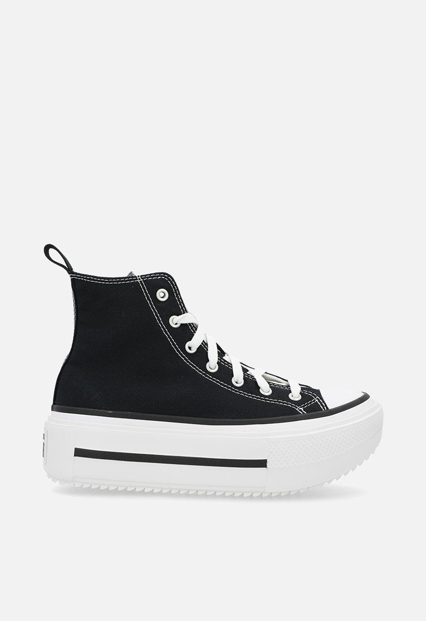 Converse - Chuck Taylor All Star Lift Double Stack - Black/White/Egret