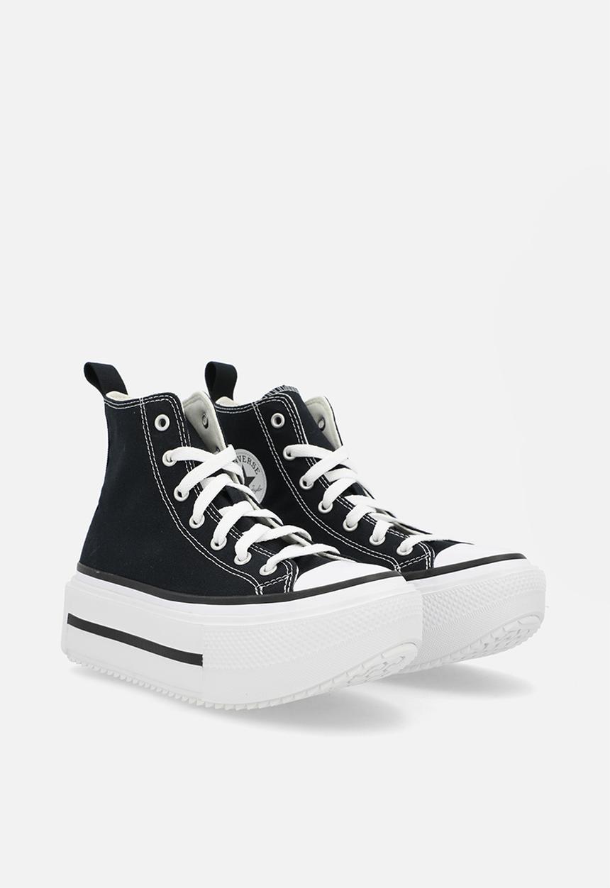Converse - Chuck Taylor All Star Lift Double Stack - Black/White/Egret