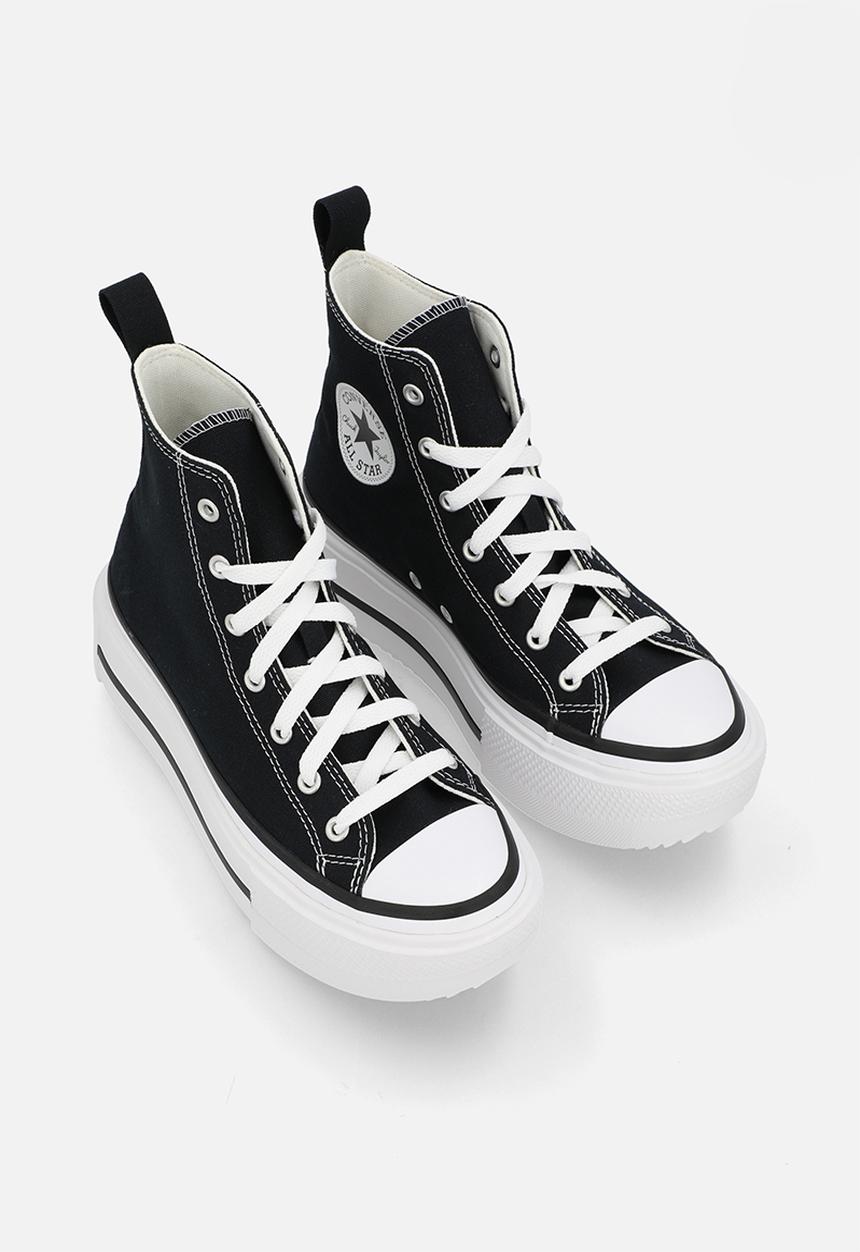 Converse - Chuck Taylor All Star Lift Double Stack - Black/White/Egret