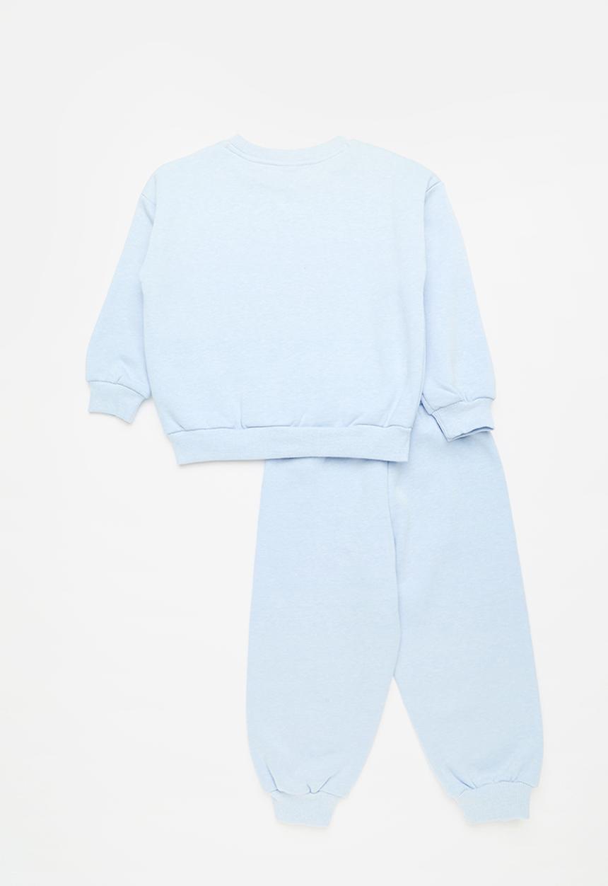 Nike - Nike essential fleece crew set - cobalt bliss heather