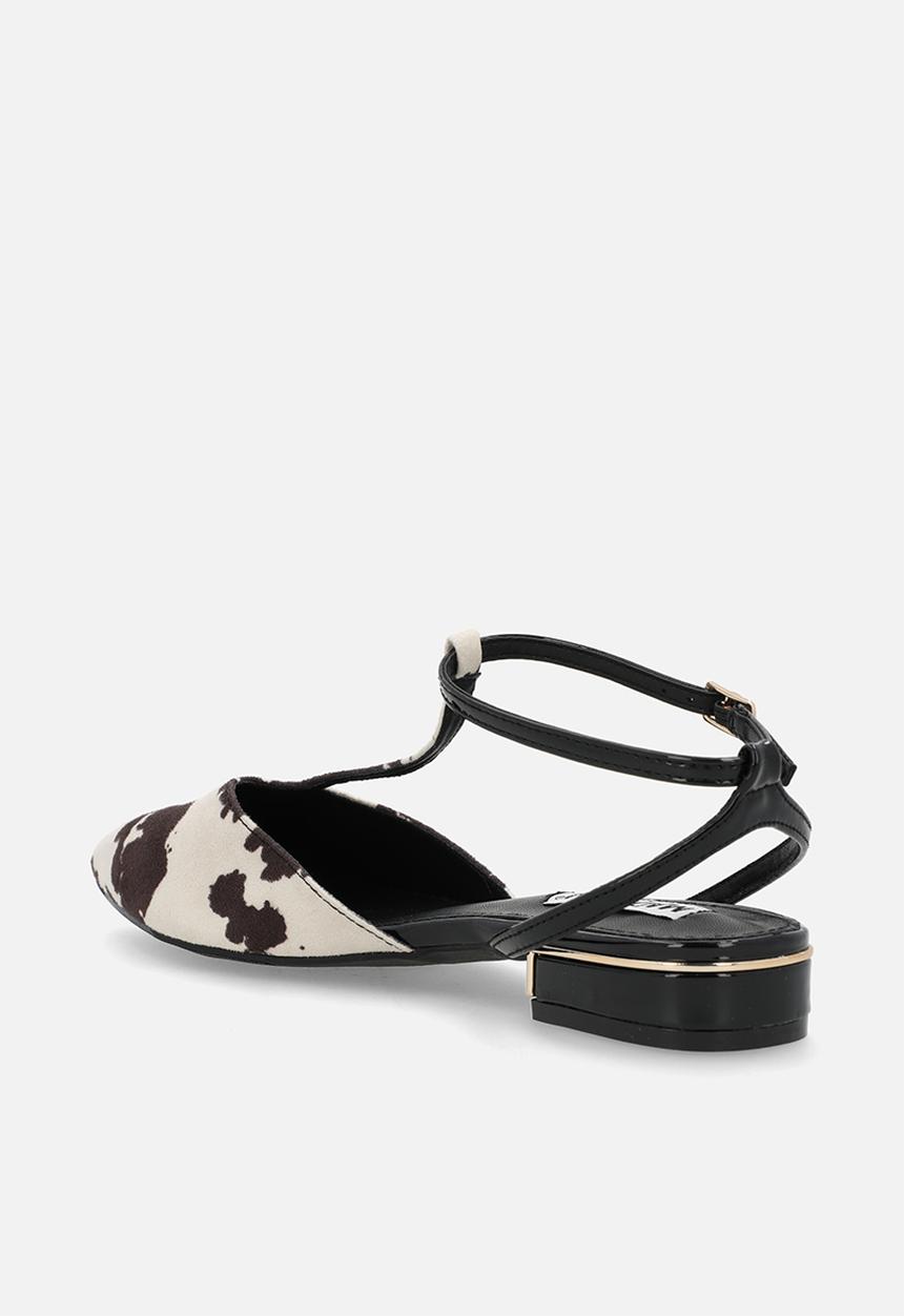 Madison® - Ola ankle strap pump - cow print