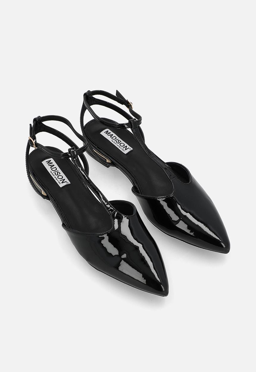 Madison® - Ola ankle strap pump - black