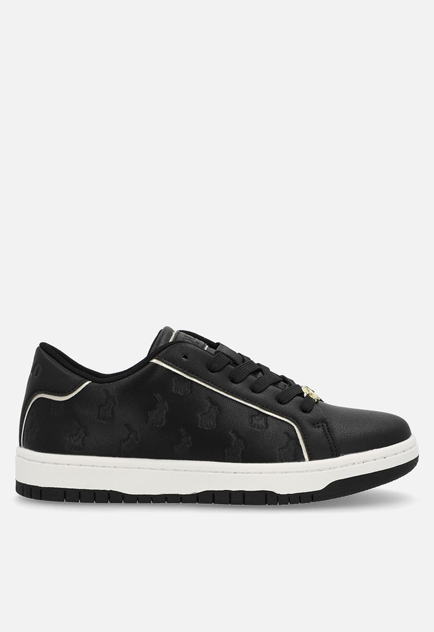 POLO - Deboss monogram sneaker - black