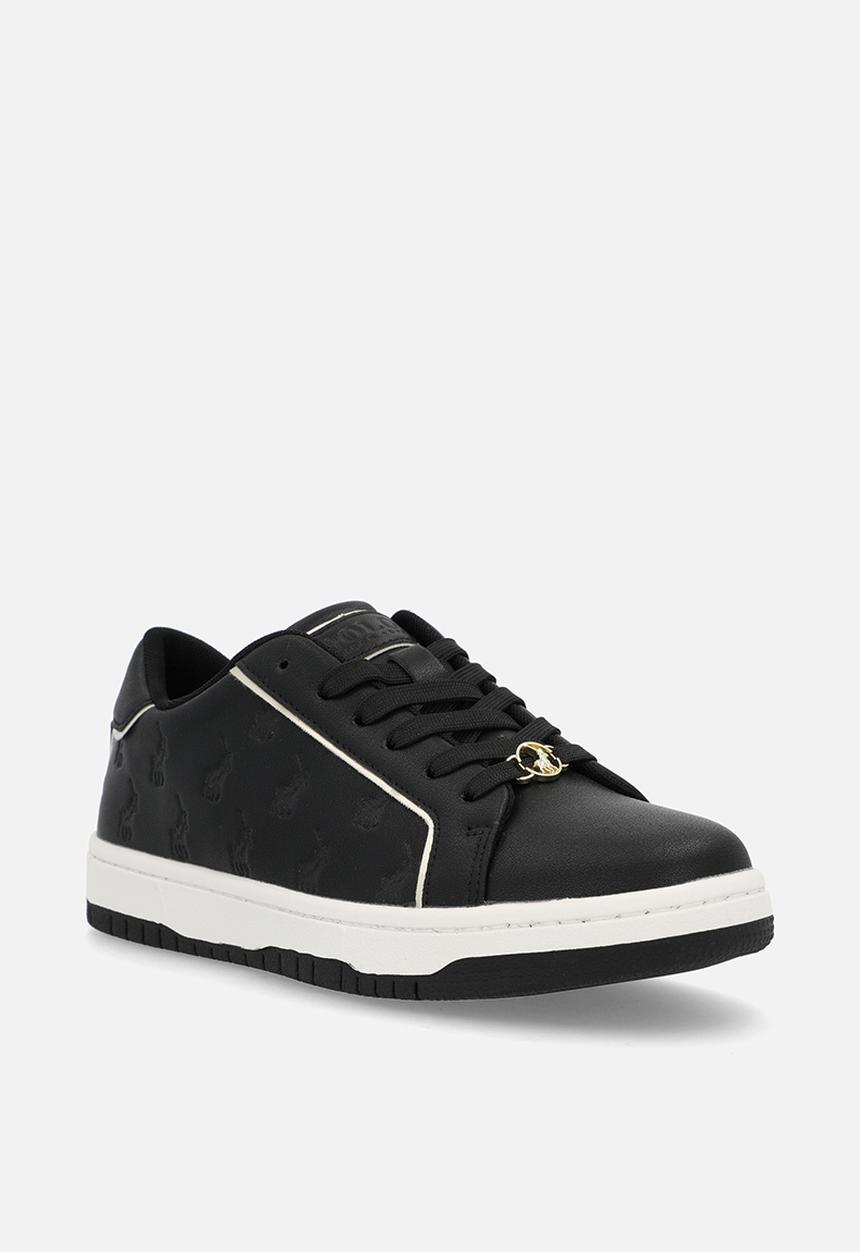 POLO - Deboss monogram sneaker - black