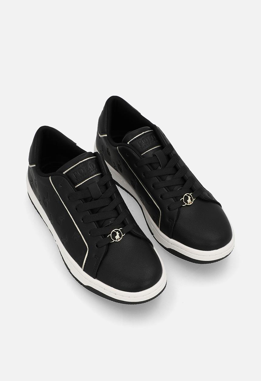 POLO - Deboss monogram sneaker - black