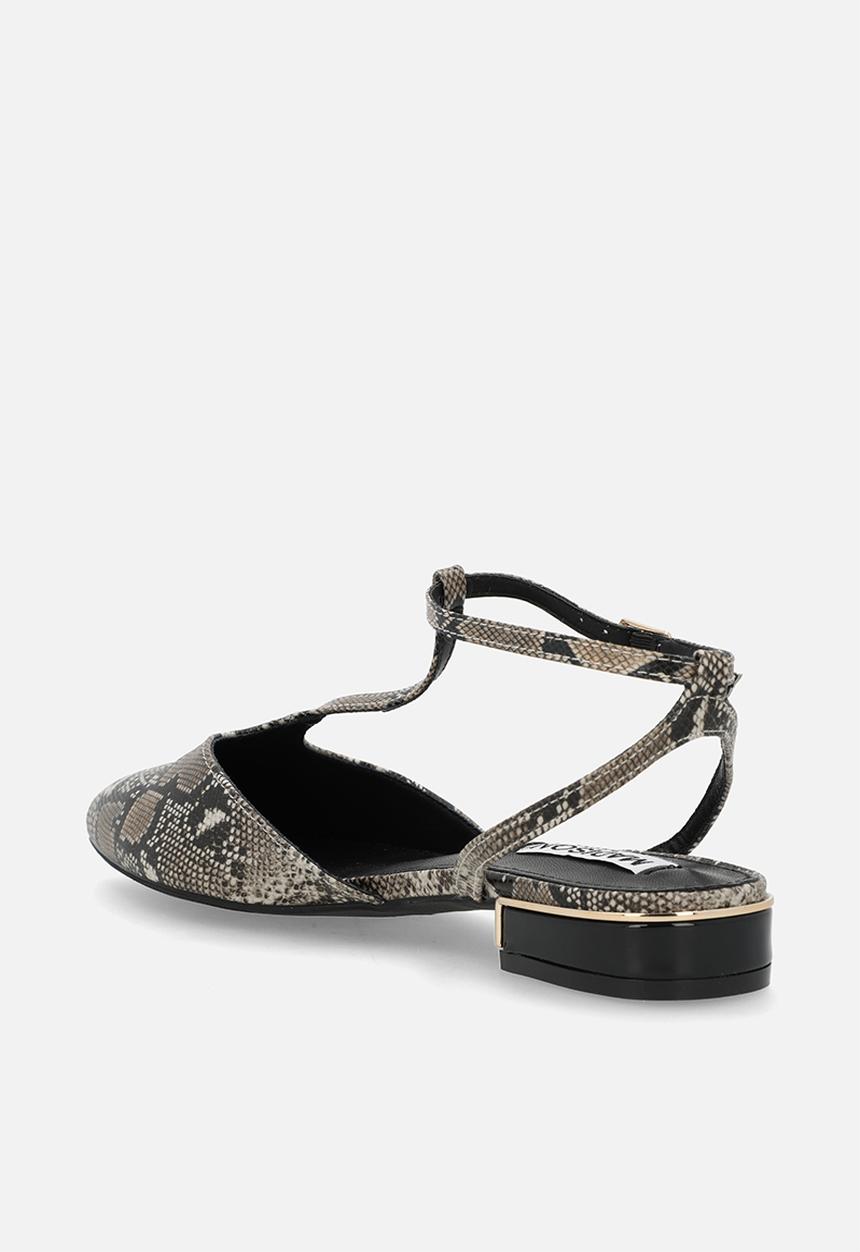 Madison® - Ola ankle strap pump - black & neutral