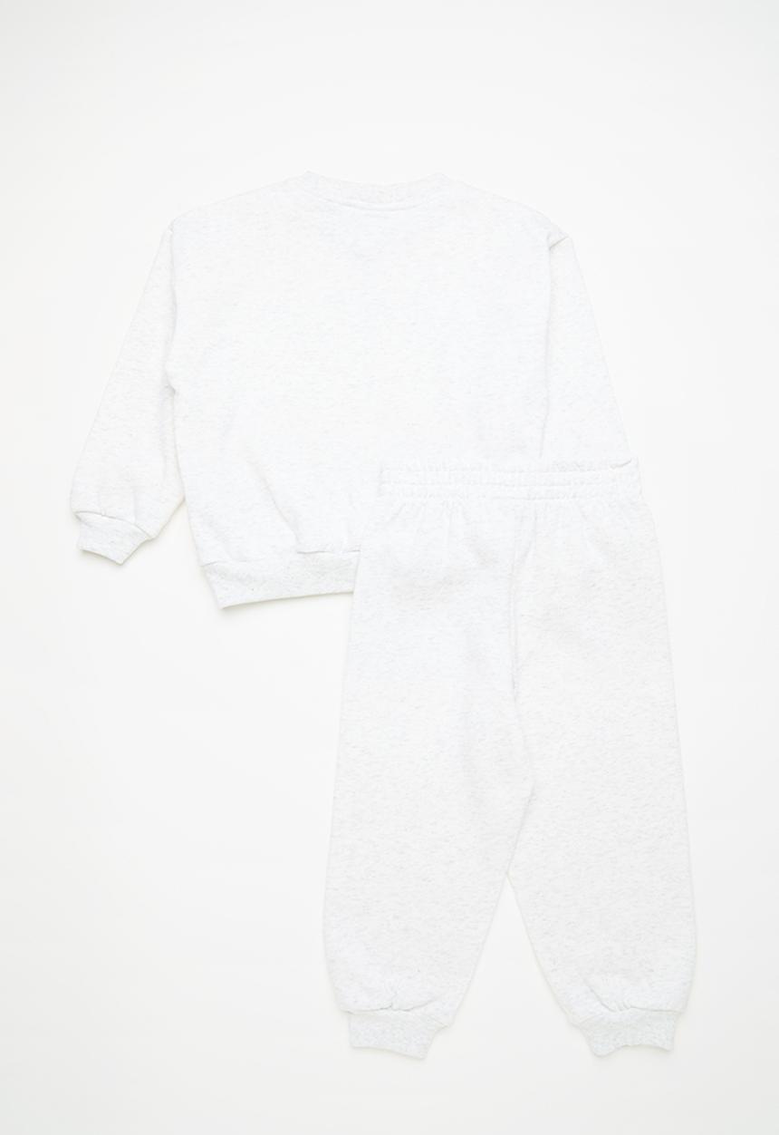 Nike - Nike essential fleece crew set - birch heather