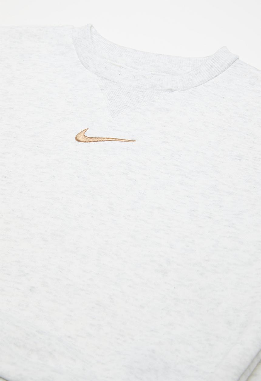 Nike - Nike essential fleece crew set - birch heather