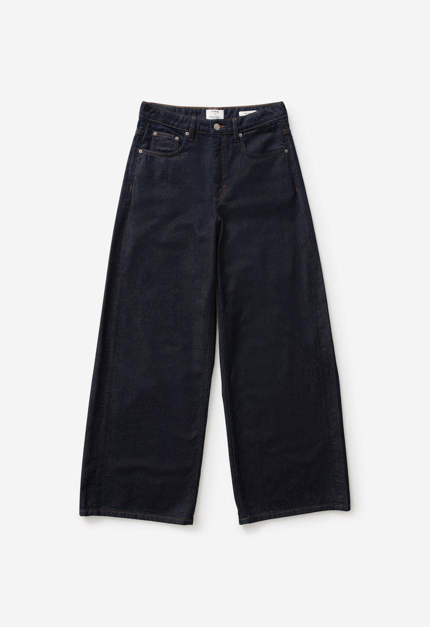 Cotton On - High rise wide jean - aries blue