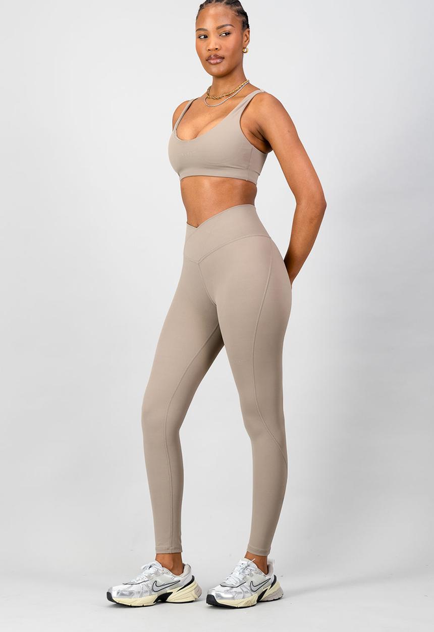 Burnt  - Contour Legging - Cashew Full 