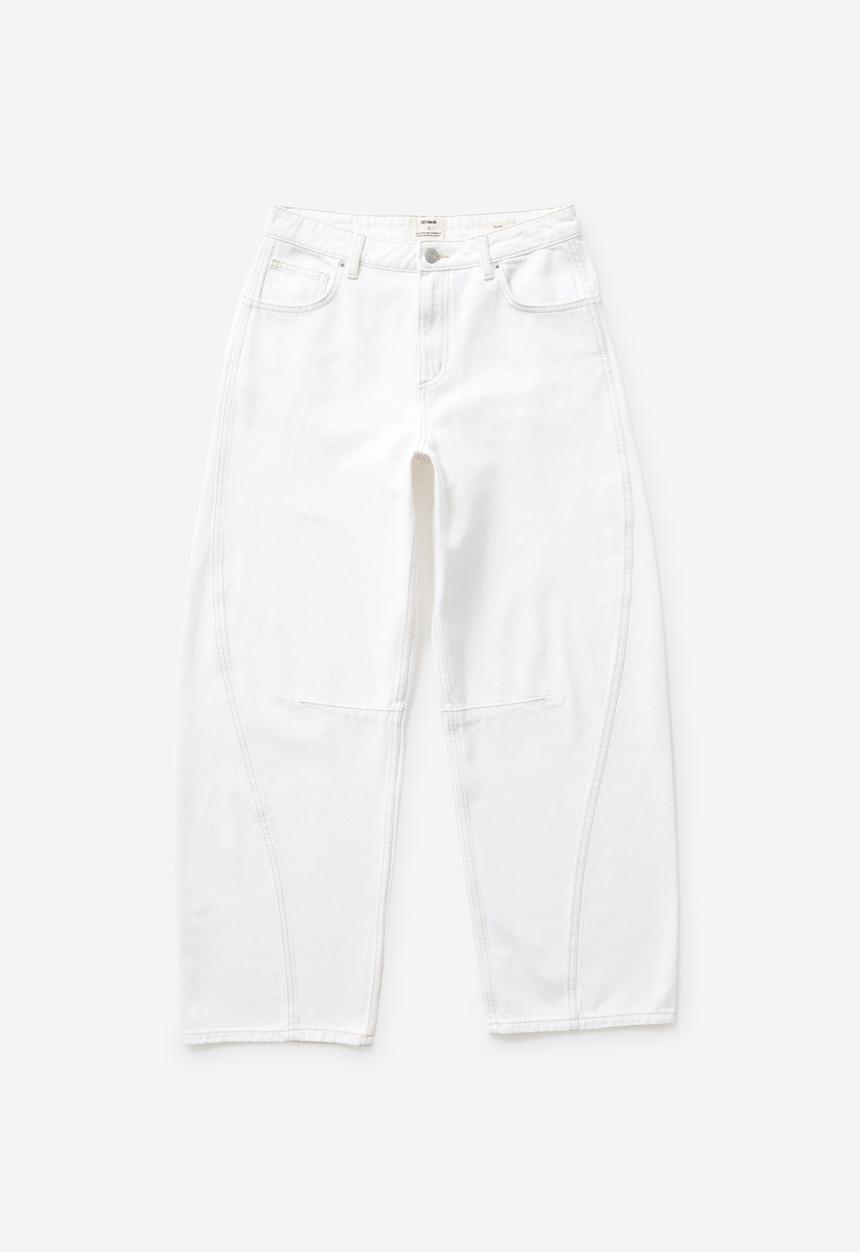 Cotton On - Barrel jean - vintage white seam
