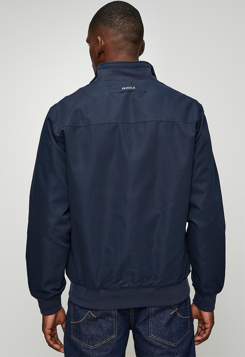 Pringle of Scotland - Larry Reversible Bomber Jacket - Navy/Stone