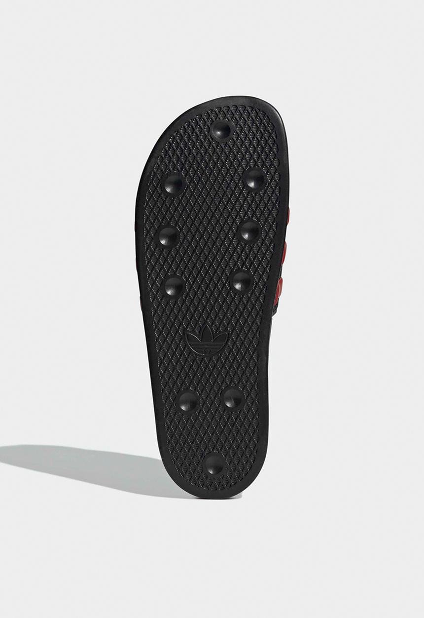 adidas Originals - Adilette og cf - core black/ftwr white/better scarlet