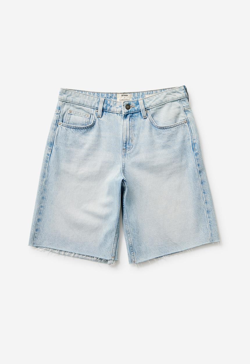Cotton On - Baggy denim short - laurel blue 