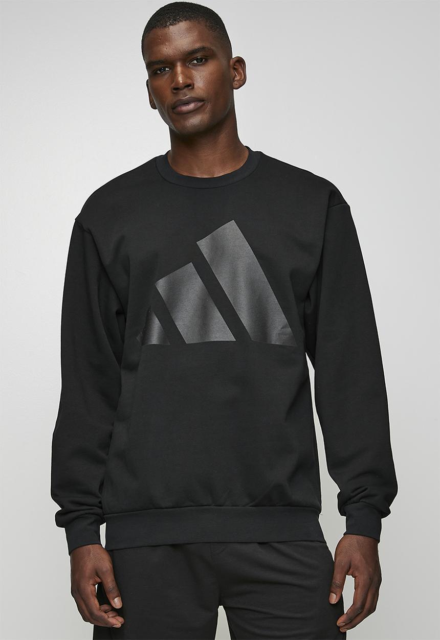 adidas Originals - Big Logo FL Sweatshirt  - Black / tonal