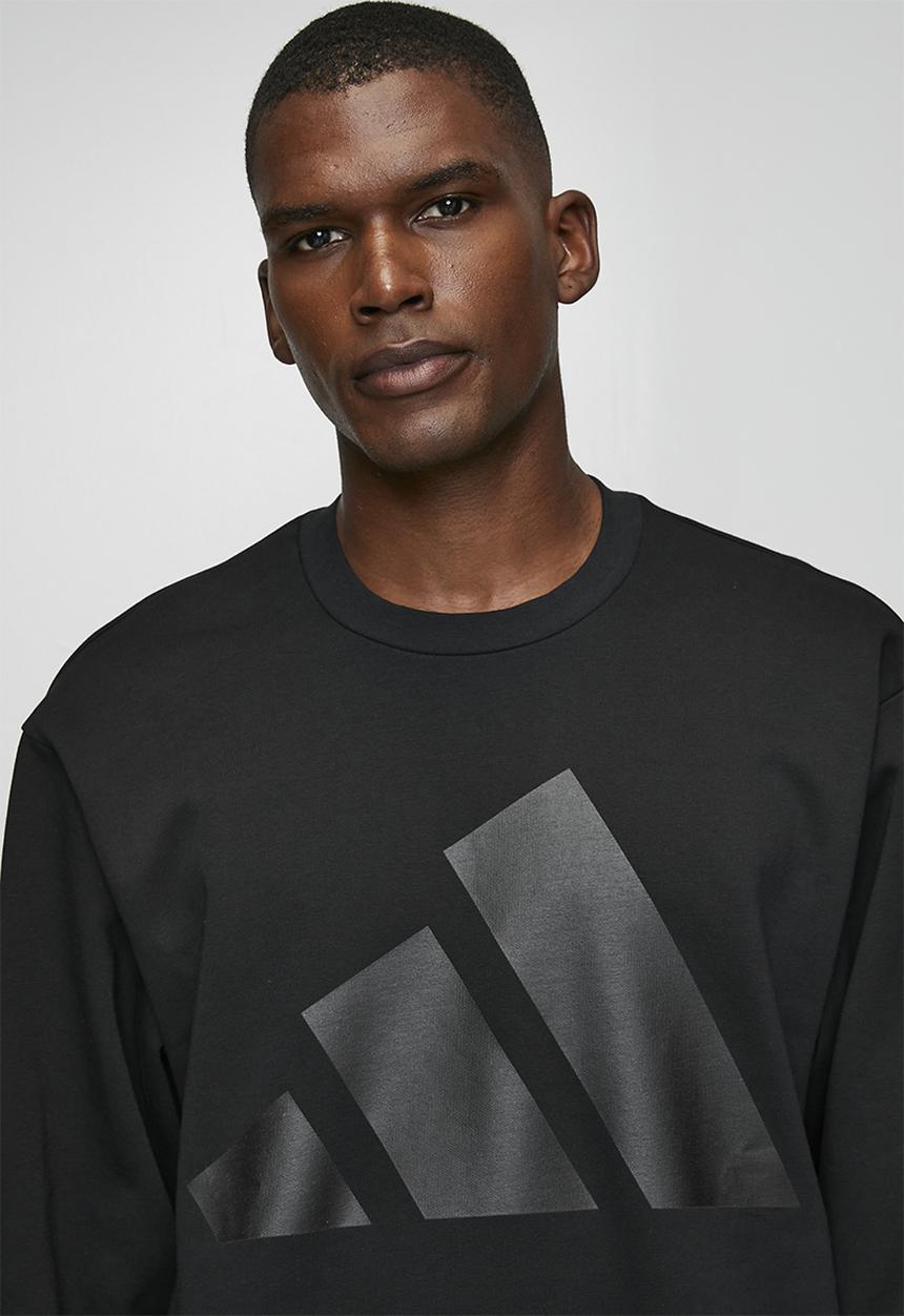 adidas Originals - Big Logo FL Sweatshirt  - Black / tonal
