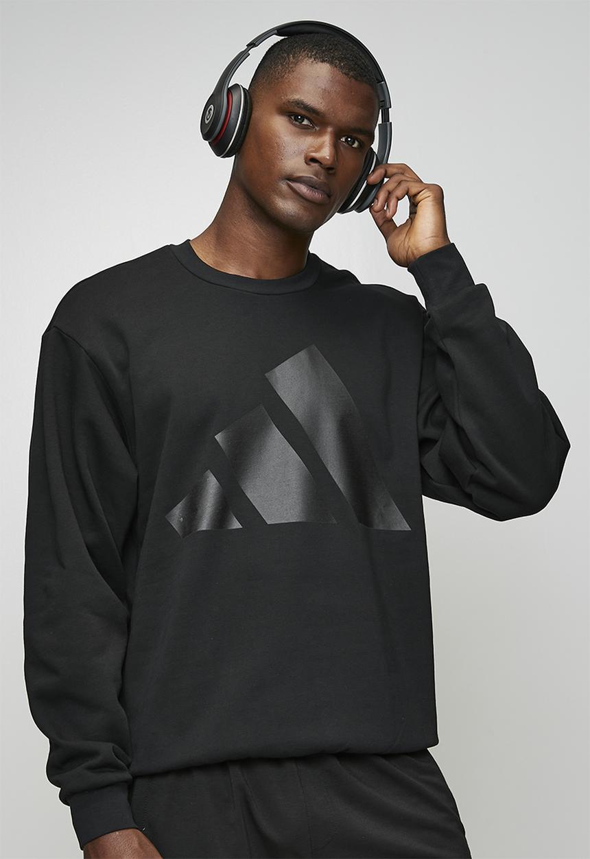 adidas Originals - Big Logo FL Sweatshirt  - Black / tonal