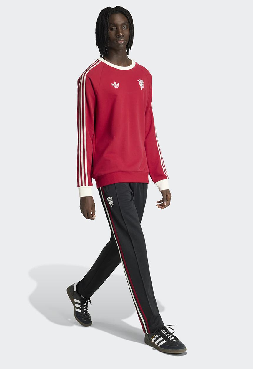 adidas Originals - Manchester United Originals Crew Sweatshirt - Team Red