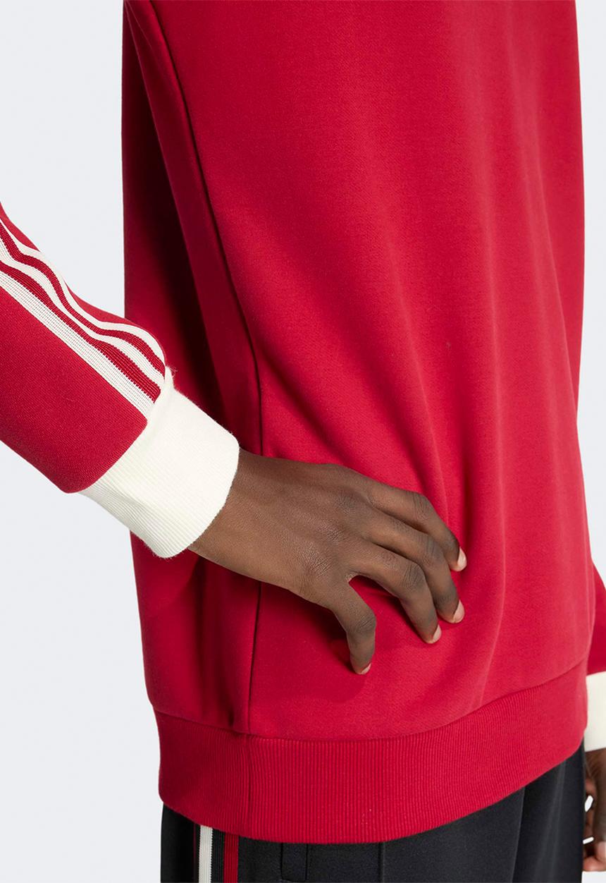 adidas Originals - Manchester United Originals Crew Sweatshirt - Team Red