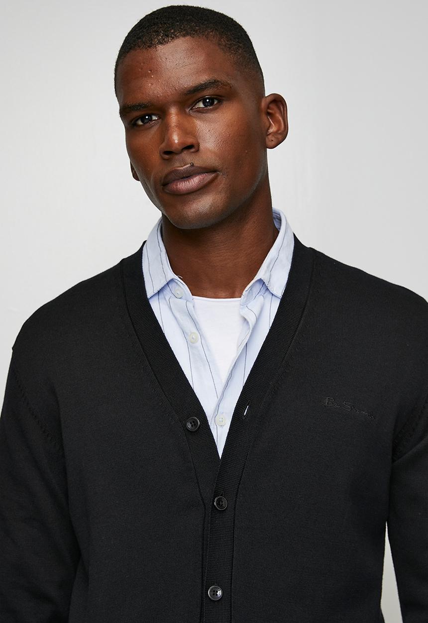 Ben Sherman - Cardigan - Black