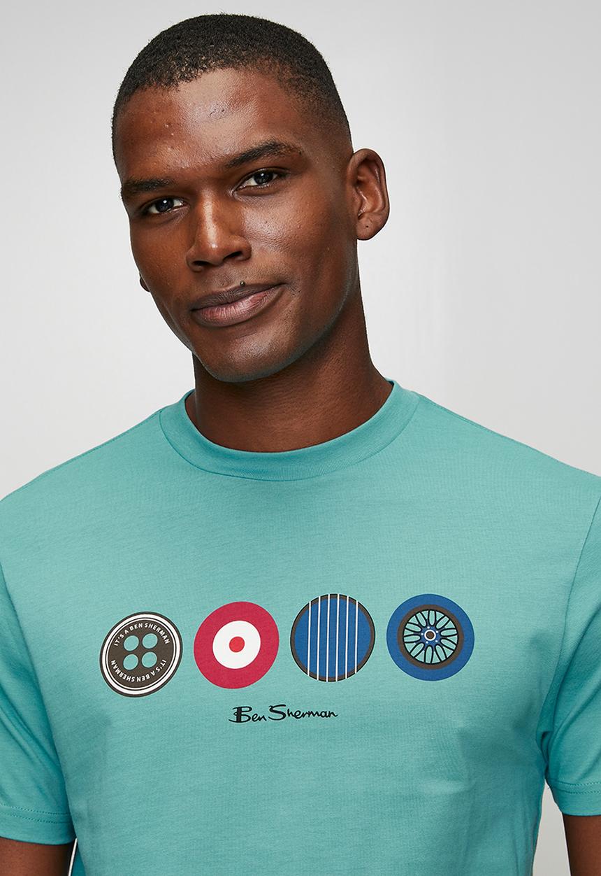 Ben Sherman - It’s a Ben Sherman Tee Shirt - Aqua Teal