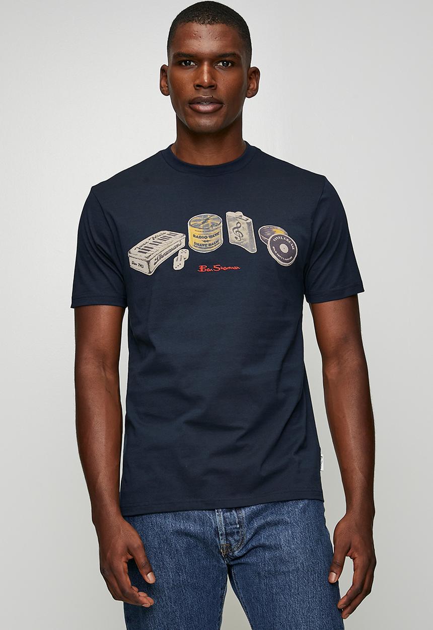 Ben Sherman - Beats & Blades Tee-shirt - Navy