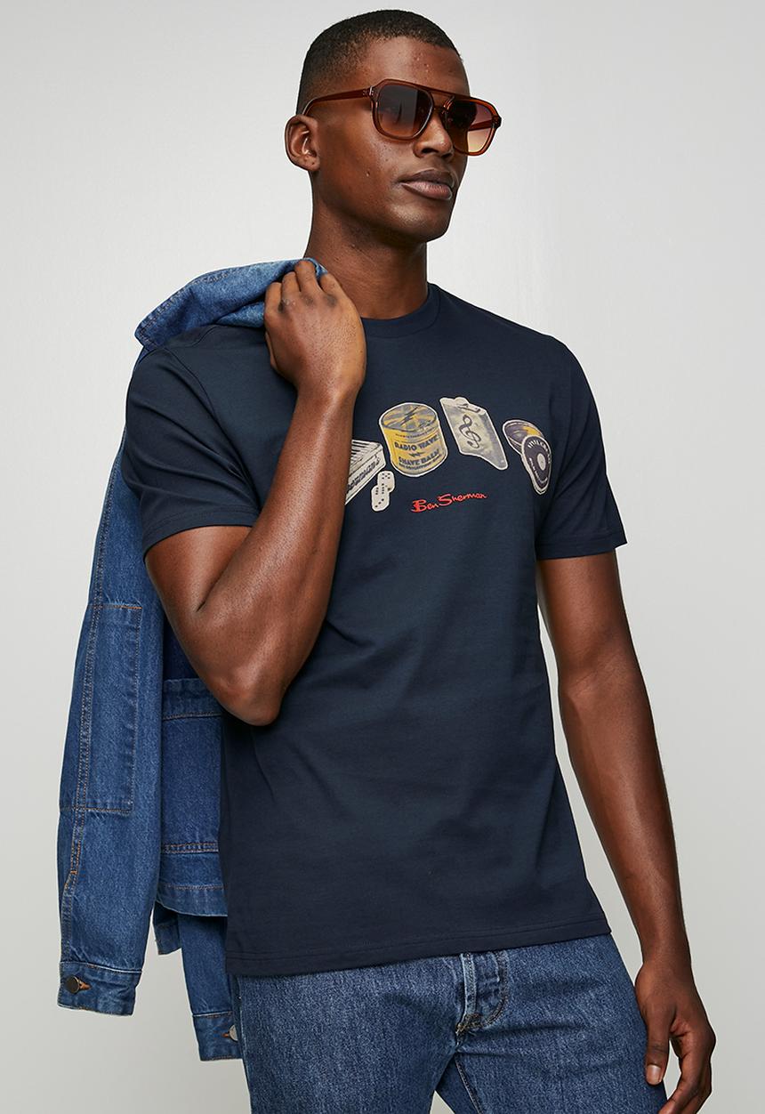 Ben Sherman - Beats & Blades Tee-shirt - Navy