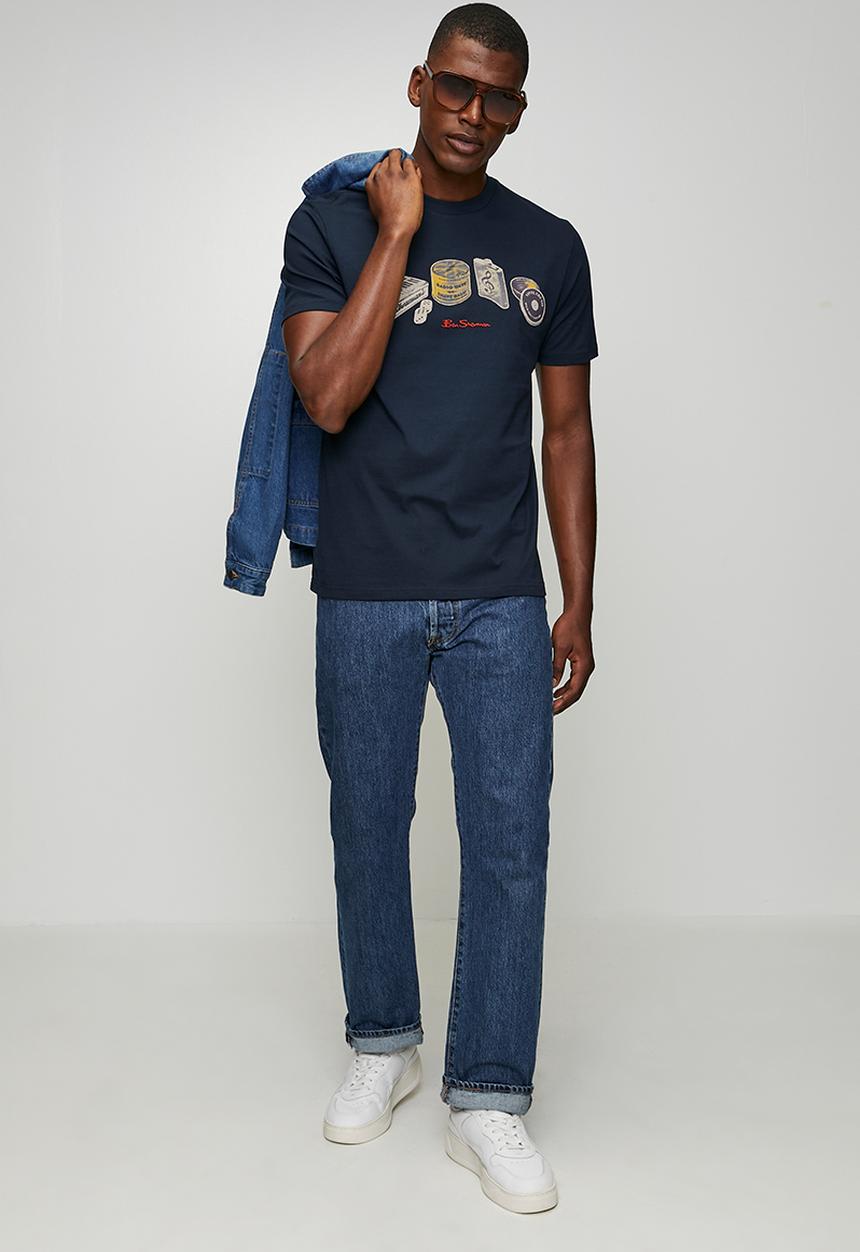 Ben Sherman - Beats & Blades Tee-shirt - Navy