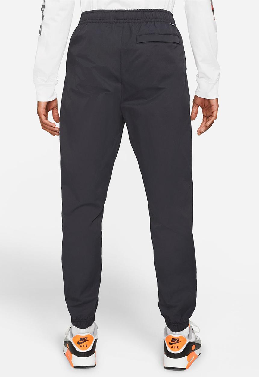 Nike - NSW Woven Unlined Cuffed Track Pants  - Black / White