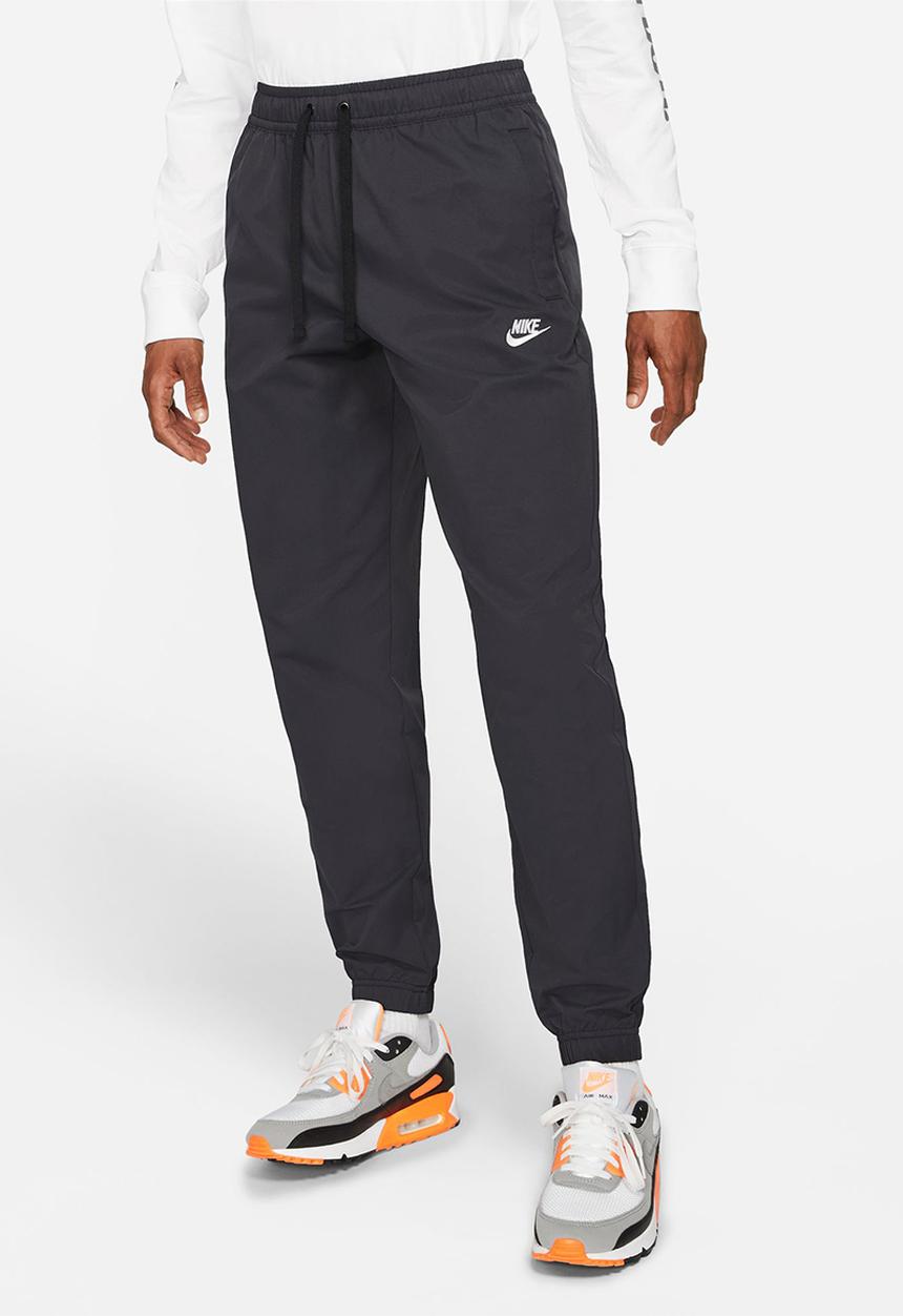 Nike - NSW Woven Unlined Cuffed Track Pants  - Black / White