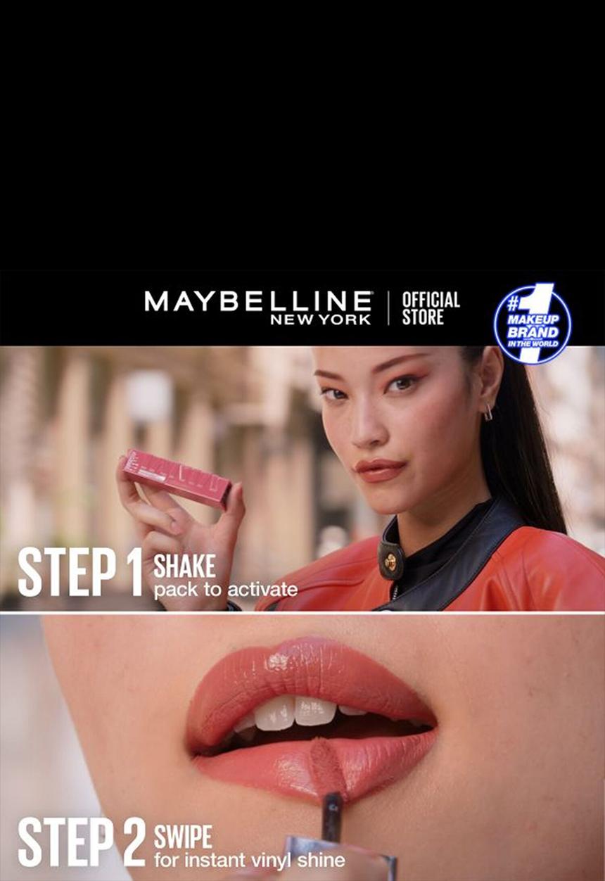 Maybelline - Superstay Vinyl Ink Racing Lipstick – 285 Ad Race