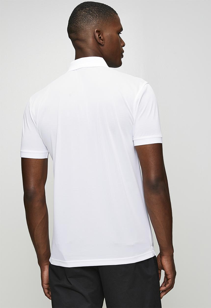 POLO - Lihle Sport Ss Logo Badge Golfer - White