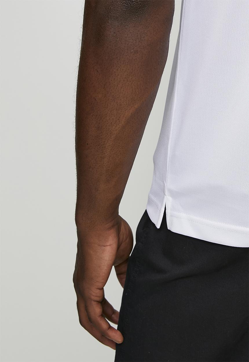 POLO - Lihle Sport Ss Logo Badge Golfer - White